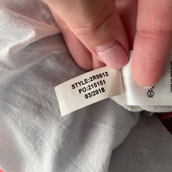 Vineyard Vines Blue Chambray Embroidered Flounce Pull On Skirt Med Cotton - Picture 9 of 12